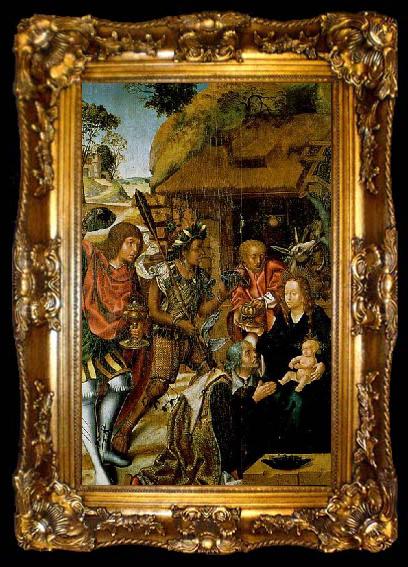 framed  FERNANDES, Vasco Adoration of the Magi, ta009-2